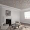 Ekena Millwork 66 56W x 66 56H x 14T Large Laird Decorative Fretwork Wood Ceiling Panels, Hickory CELW67X67X0250LRDHI - alternate 1
